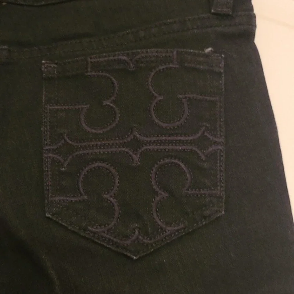 Tory Burch Women's Black Super Skinny Jeans Size 26